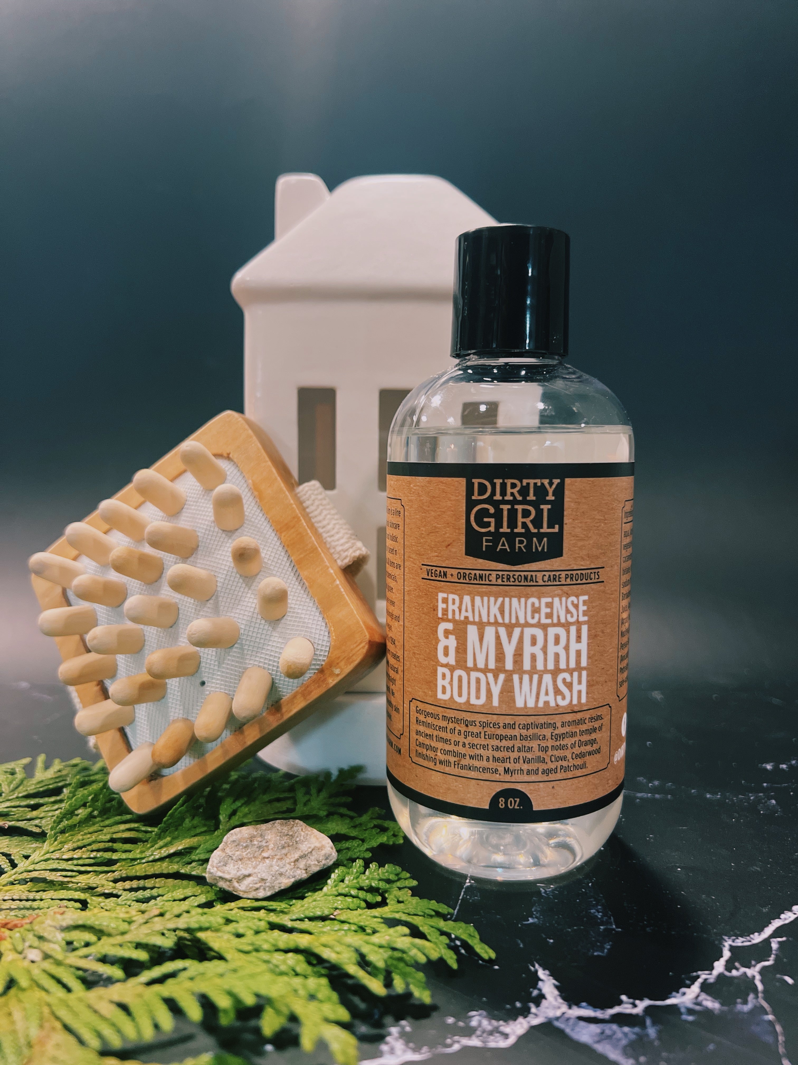 FRANKINCENSE AND MYRRH BODY WASH Dirty Girl Farm