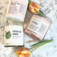 Lily of the Valley Glass Candle
