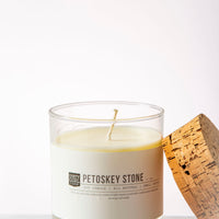Dirty Girl Farm Petoskey Stone Soy Glass Candle