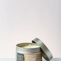 Petoskey Stone Minimalist Soy Candle