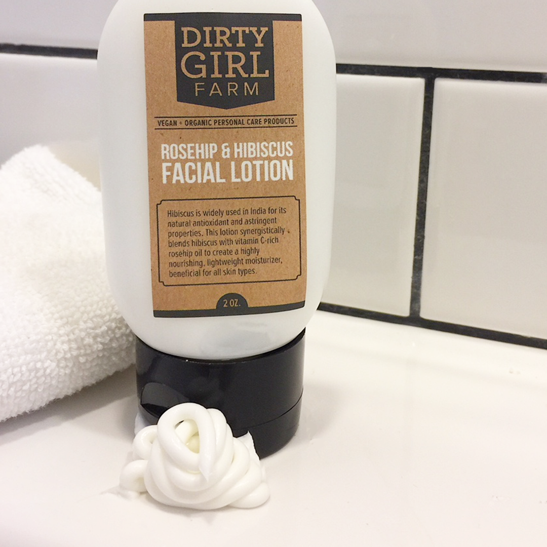 natural tone organic skincare rosehip aloe lotion Rosehip and Hibiscus Lotion