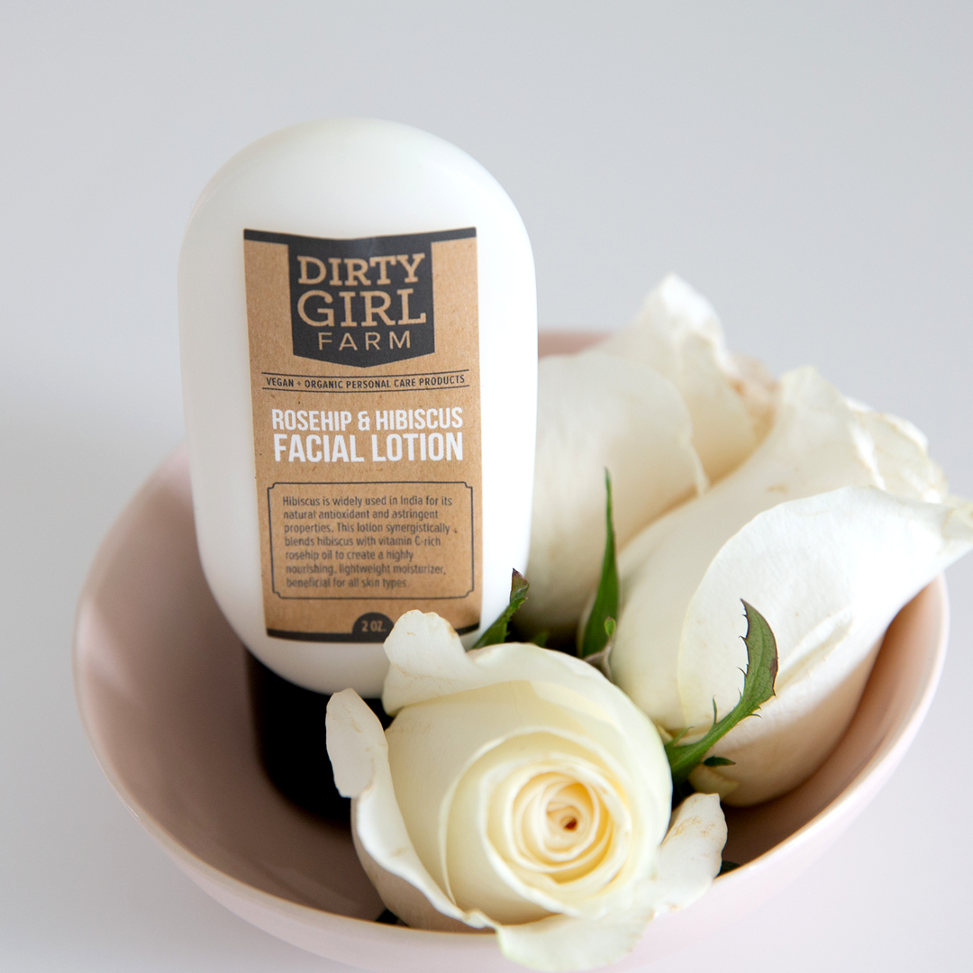 Rosehip and Hibiscus Lotion – Dirty Girl Farm
