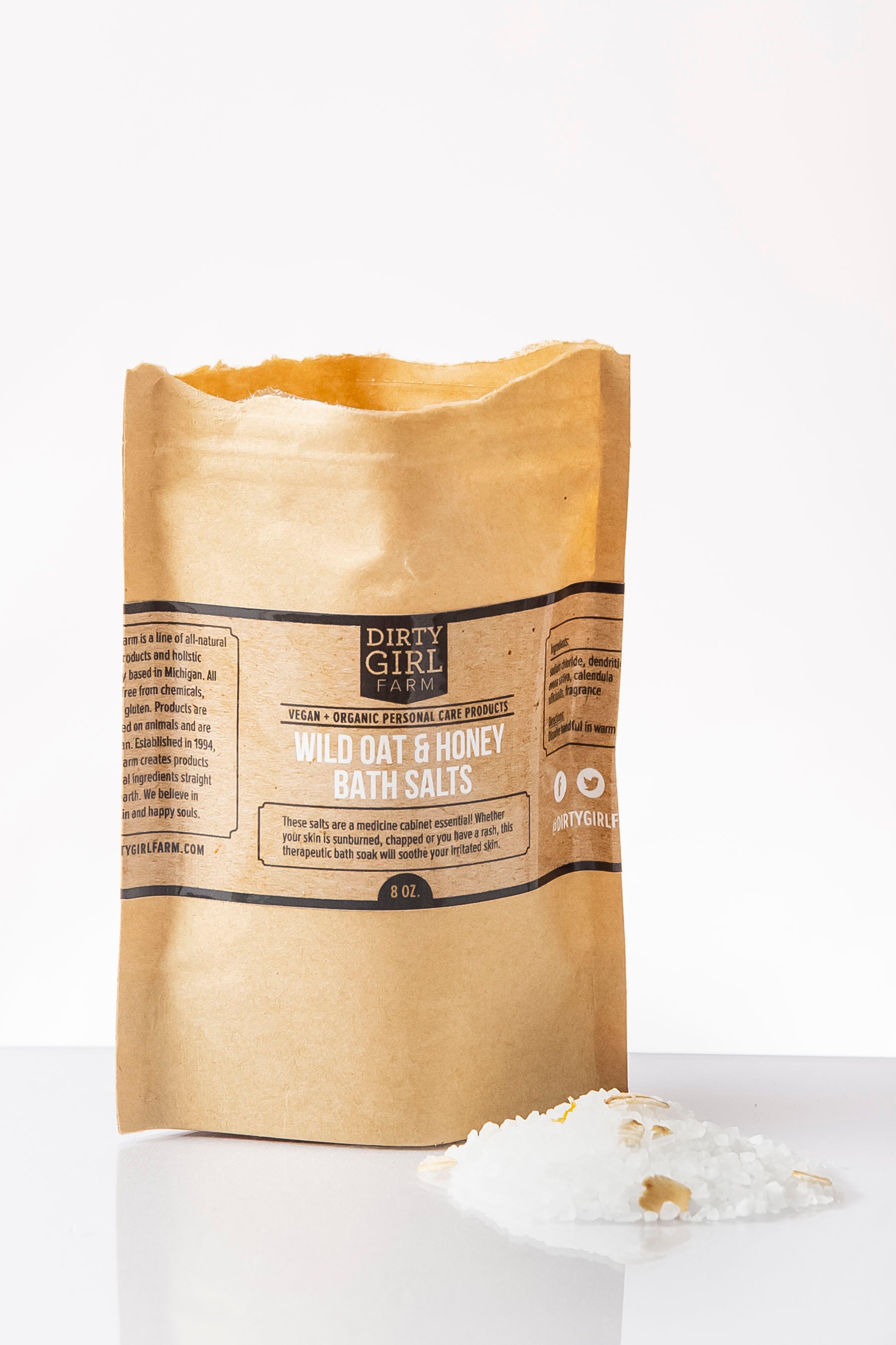 Wild Oat & Honey Bath Salts – Dirty Girl Farm