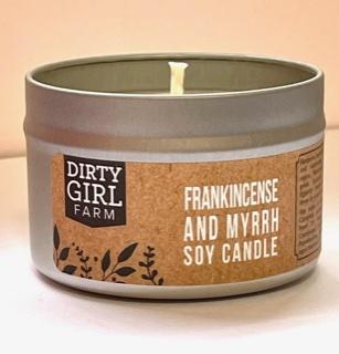 Frankincense and Myrrh Candle – Dirty Girl Farm