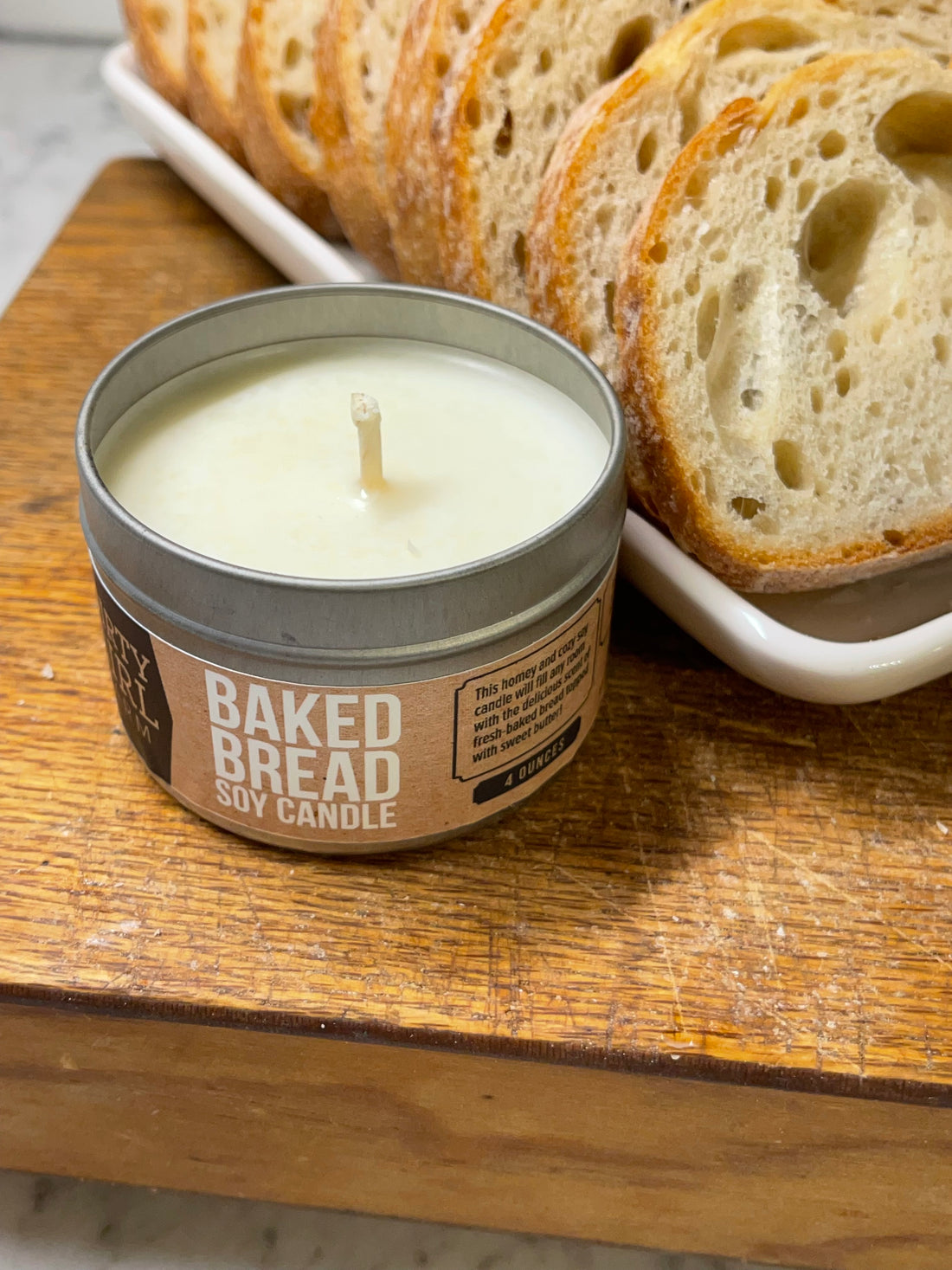 Baked Bread Soy Candle