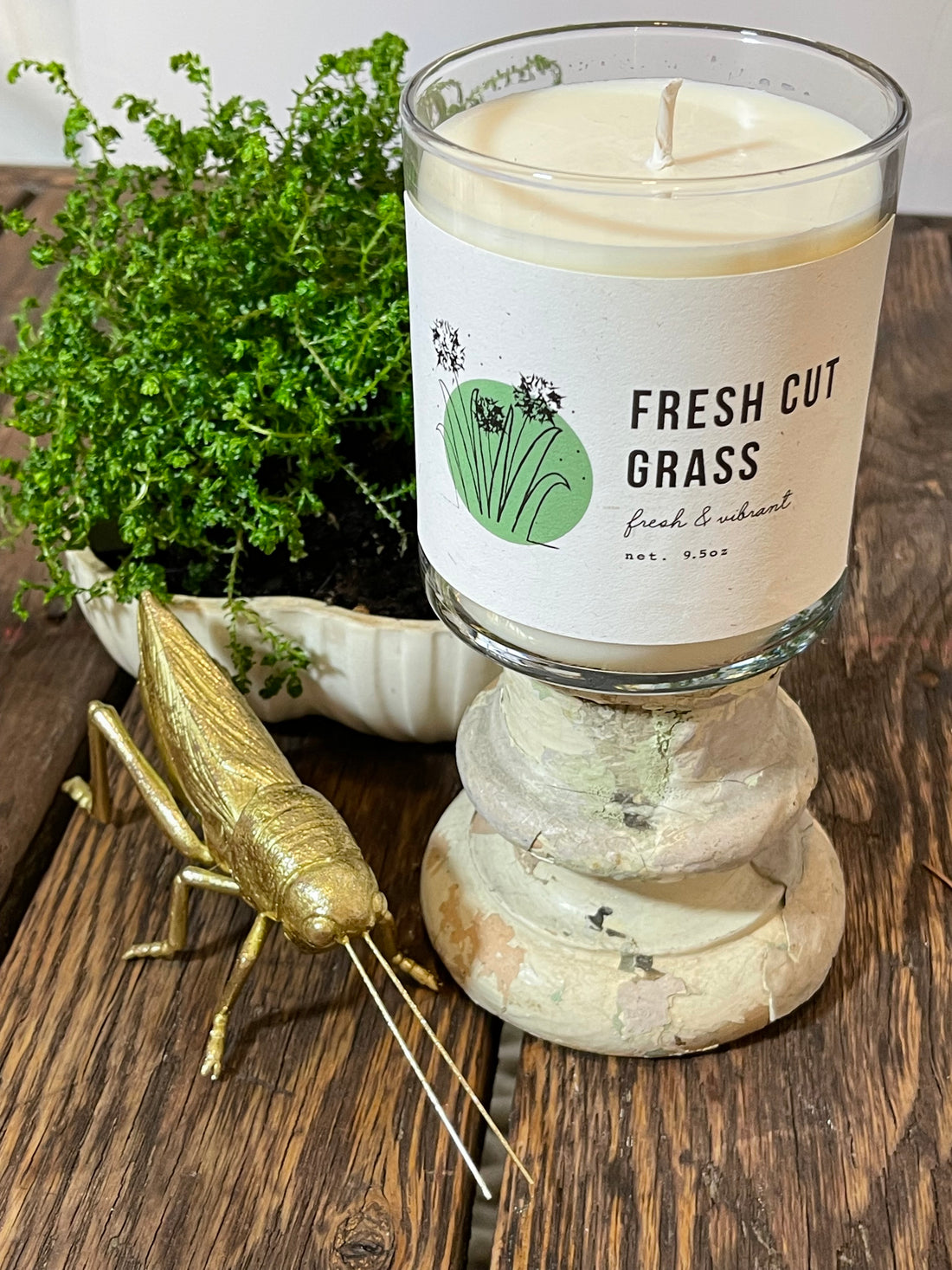 Fresh Grass Candle Boxed