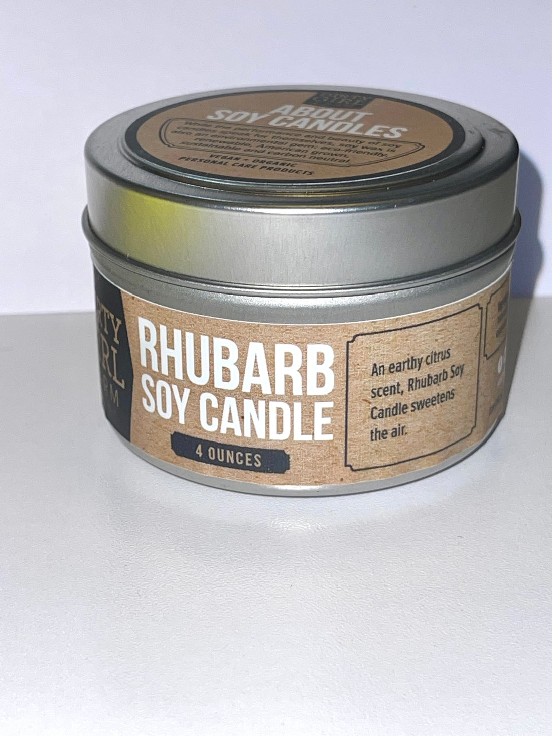 Rhubarb Soy Candle