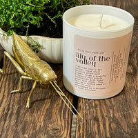 Lily of the Valley Glass Candle