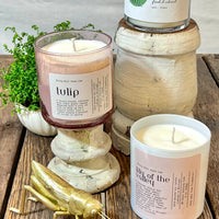 Tulip Glass Candle