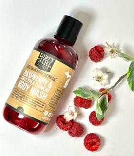 Raspberry and Sweet Pea Flowers Body Wash