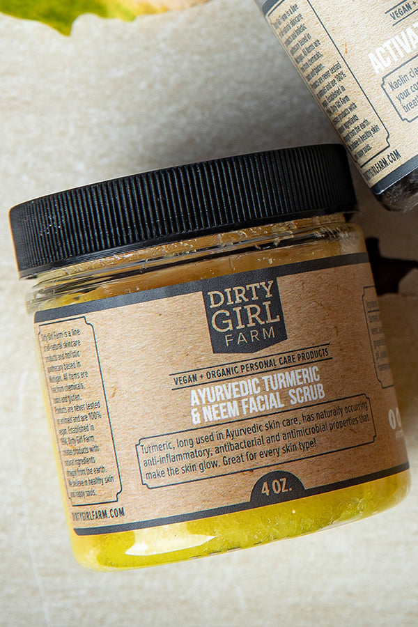 Ayurvedic Turmeric and Neem Facial Scrub