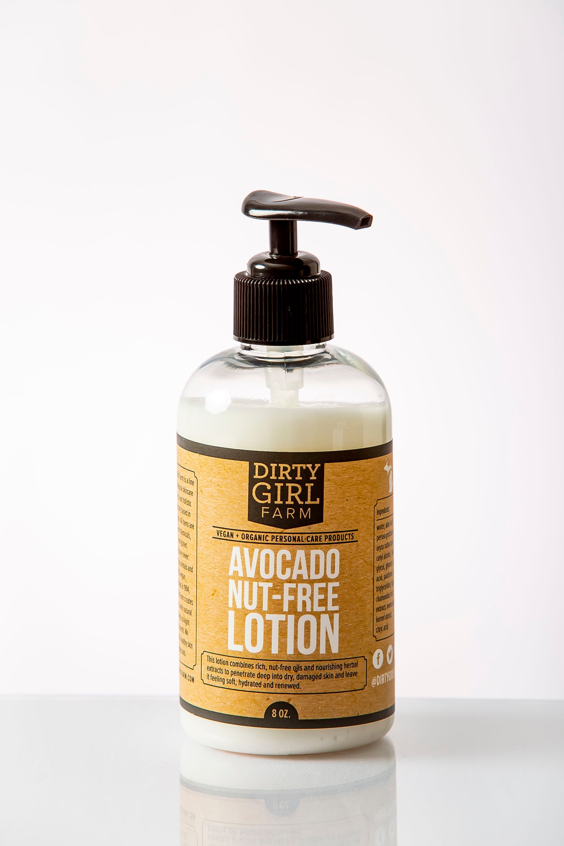 Avocado NutFree Organic Lotion Dirty Girl Farm