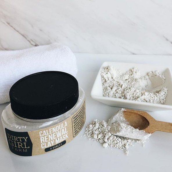 Dirty Girl Farm Calendula Renewal Clay Mask