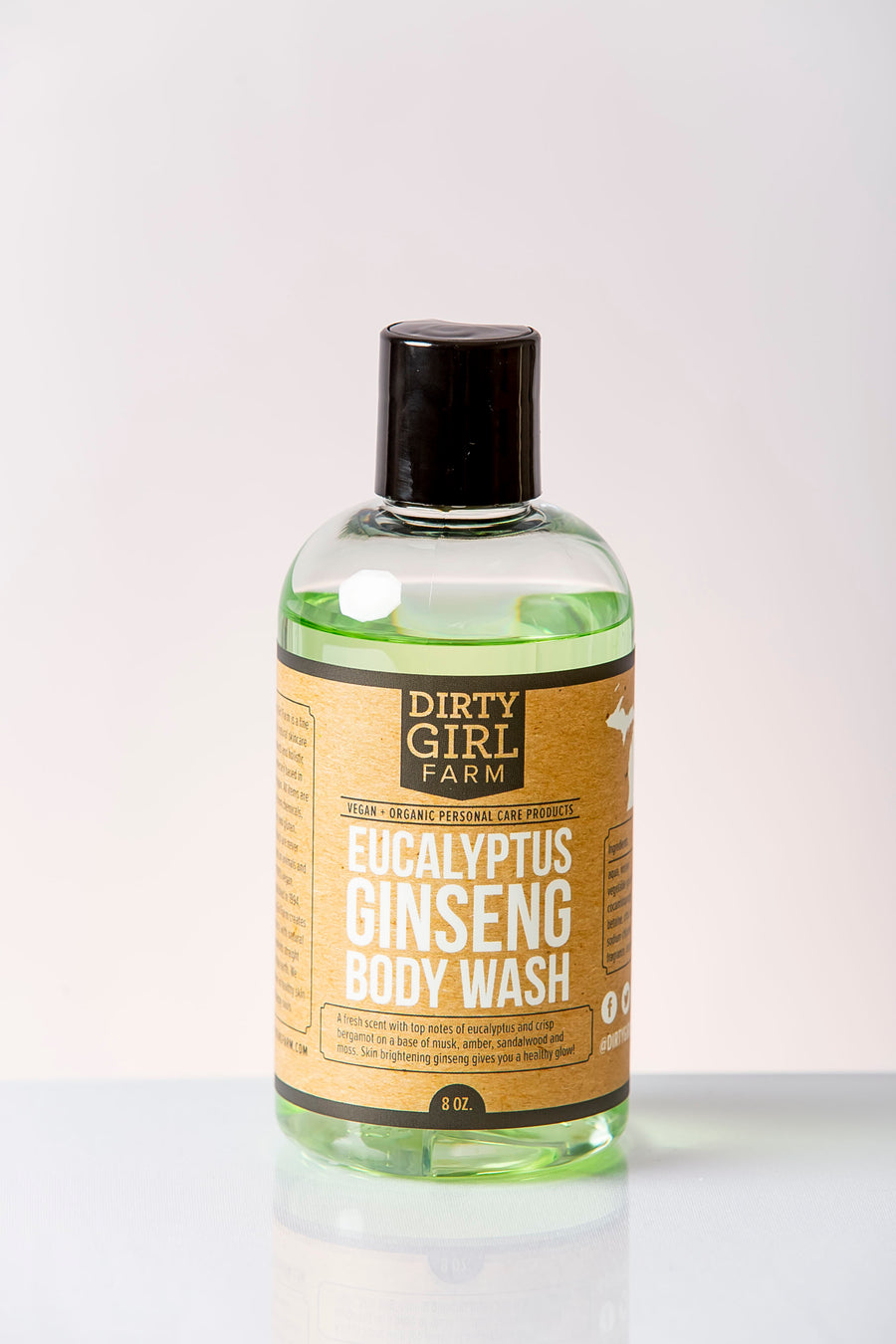 Dirty Girl Farm Eucalyptus Ginseng Body Wash