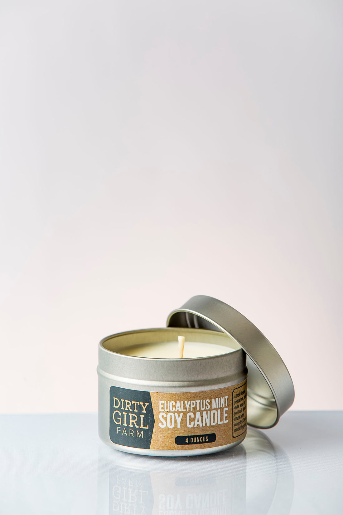 Dirty Girl Farm Eucalyptus Mint Soy Candle