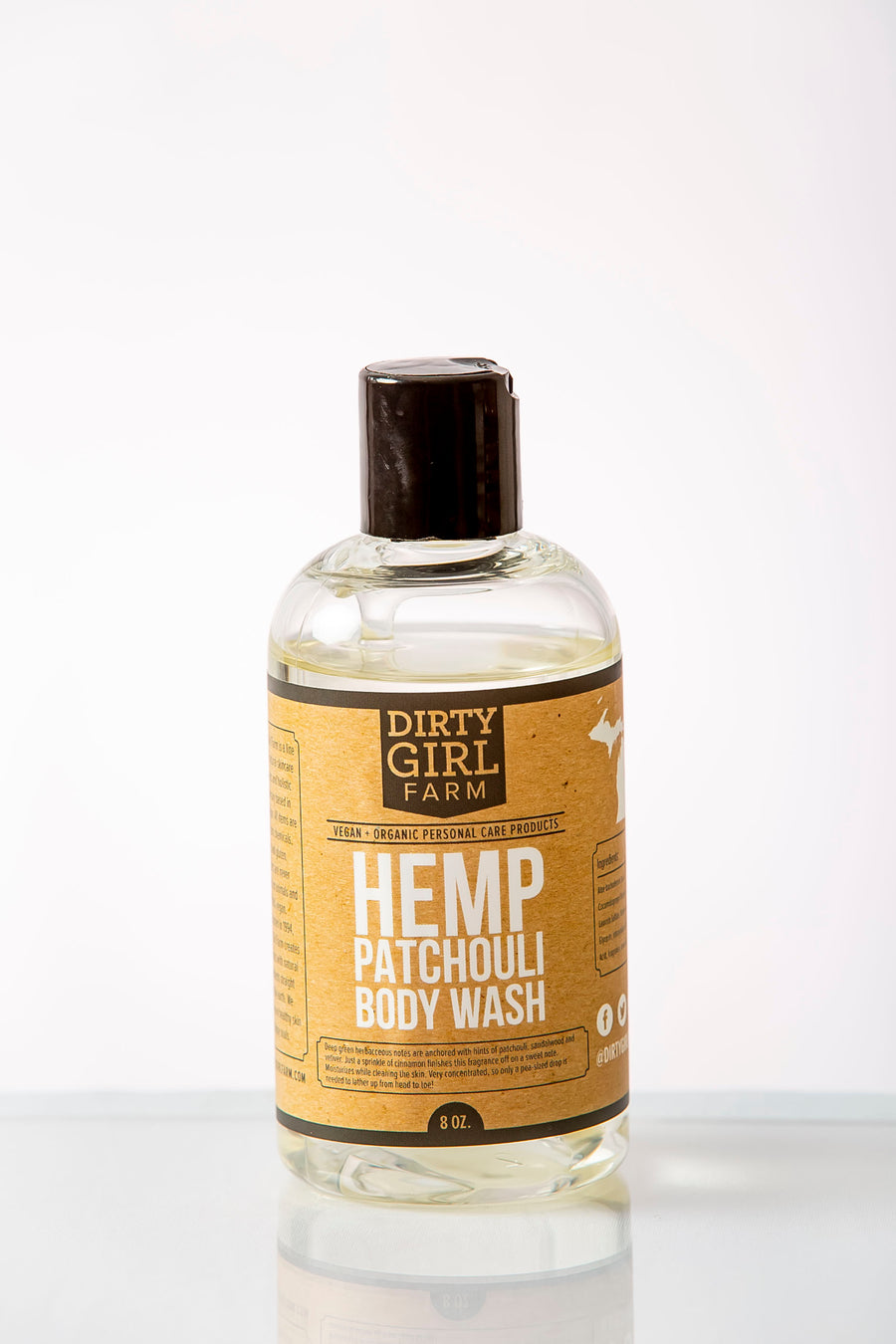 Dirty Girl Farm Hemp Patchouli Body Wash