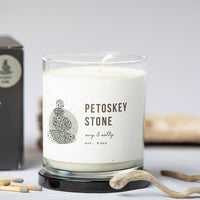 Petoskey Stone Candle Boxed