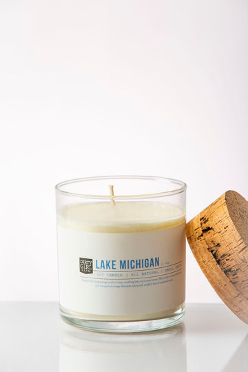 Dirty Girl Farm Lake Michigan Soy Glass Candle