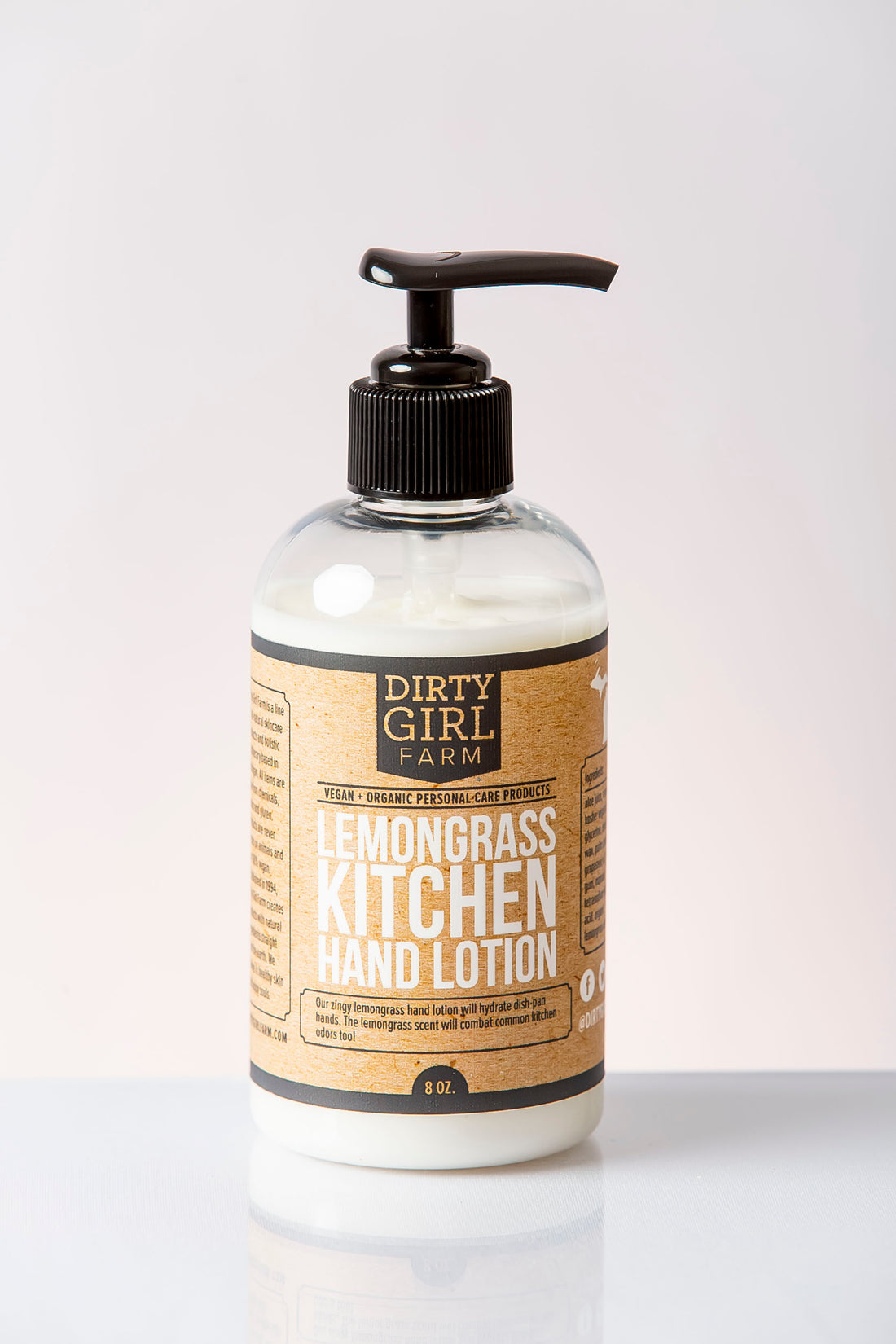 Dirty Girl Farm Lemongrass Kitchen Hand Lotion