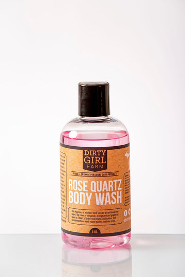 Dirty Girl Farm Rose Quartz Body Wash