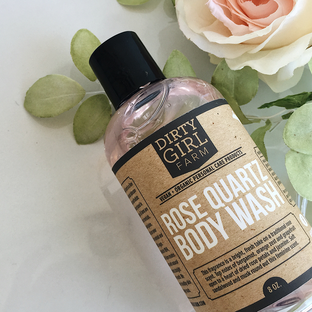 Dirty Girl Farm Rose Quartz Body Wash