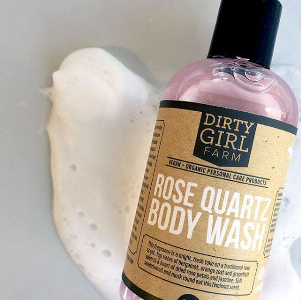 Dirty Girl Farm Rose Quartz Body Wash