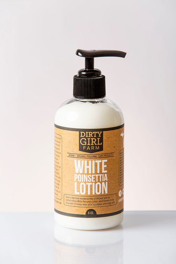 Dirty Girl Farm White Poinsettia Lotion