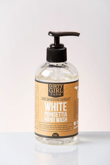 Dirty Girl Farm White Poinsettia Hand Wash