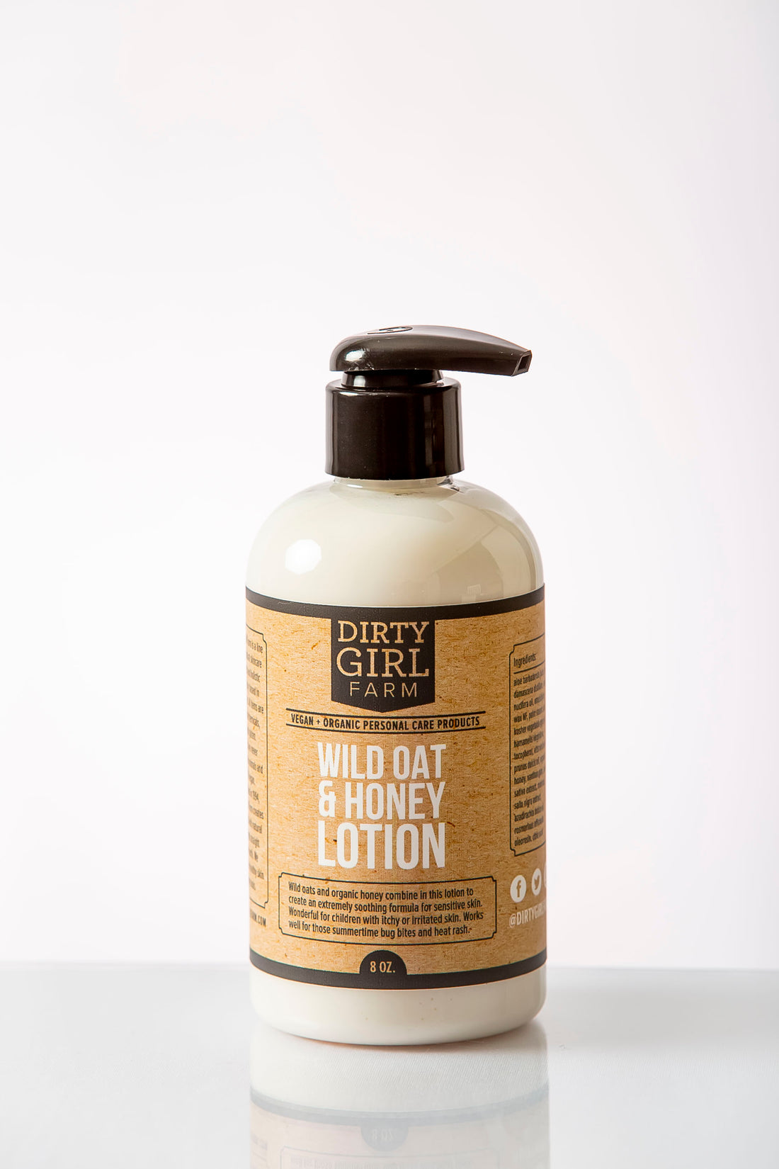 Dirty Girl Farm Wild Oat and Honey Lotion