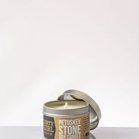 Petoskey Stone Minimalist Soy Candle