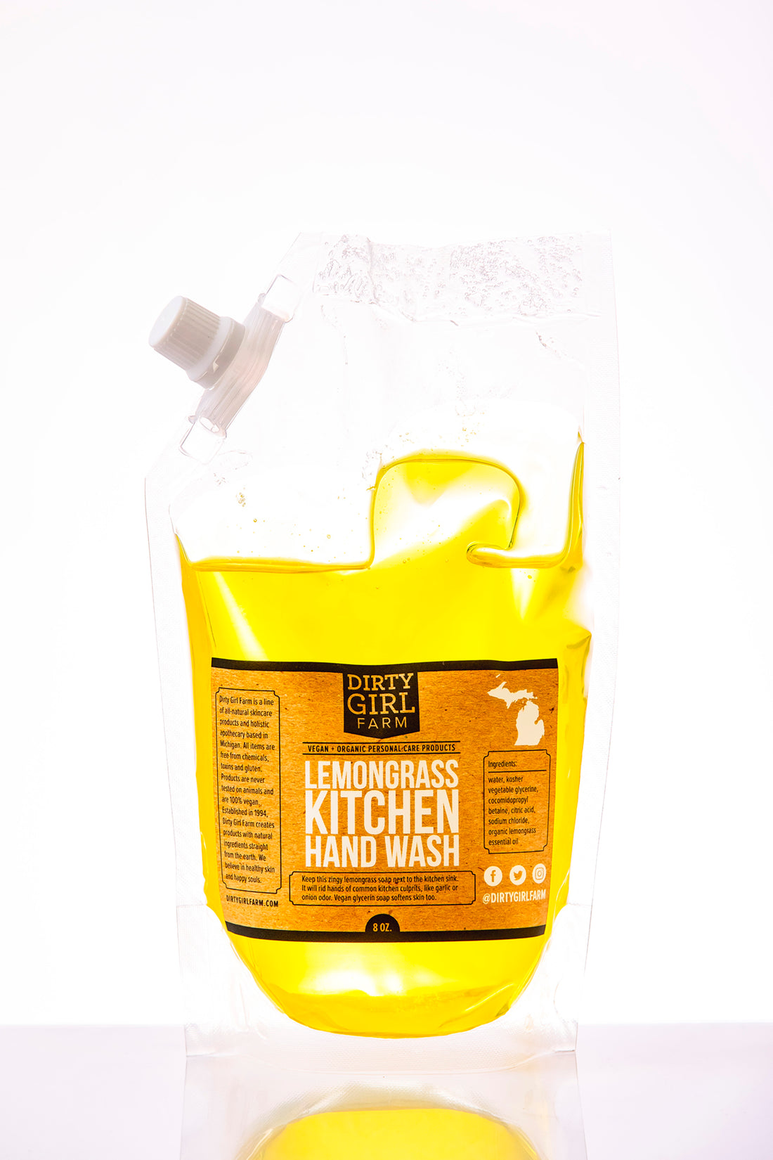 Refill Pouch Lemongrass Kitchen Hand Wash